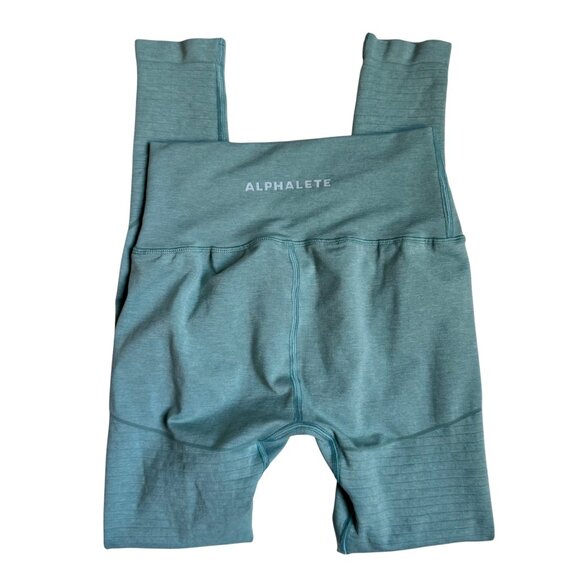 Alphalete Teal / Jade Revival R6 Leggings - Size Medium - Picture 3 of 11